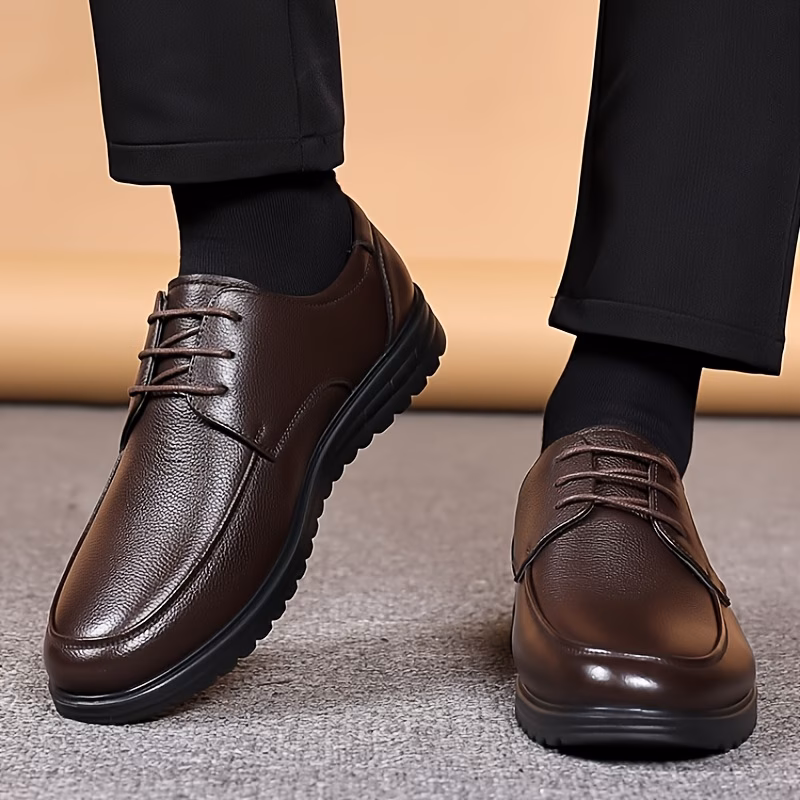 Men's Solid Color Classic Business Casual Shoes